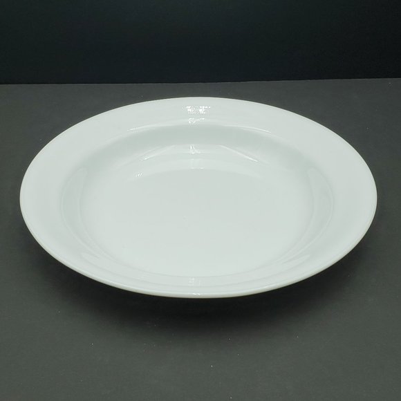 Corelle Winter Frost White Rim Soup Bowls Pasta Bowls Shallow Serving Bowls - Picture 4 of 6